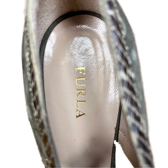 Furla Suede Lace-Up Stiletto Heels - Picture 7 of 11